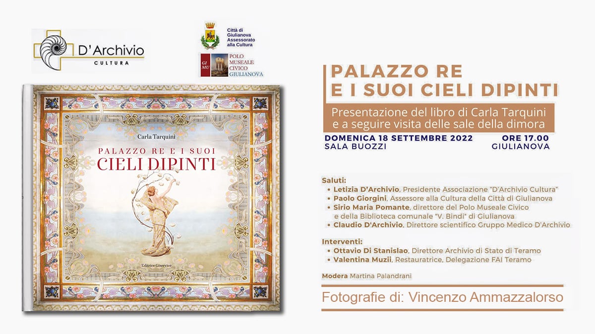 Palazzo Re e i suoi cieli dipinti. Fotografie di Vincenzo Ammazzalorso